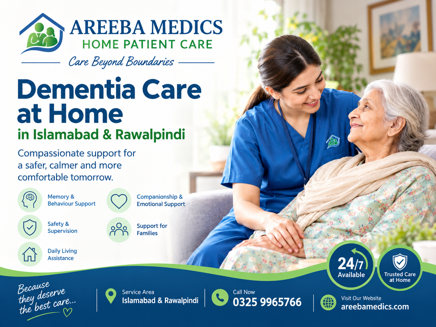 Dementia Care at Home in Islamabad & Rawalpindi: A Family Guide